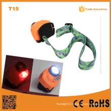 T15 Handsfree Switch Outdoor 3PC AAA Battery Head Lamp Multi-Function LED Sensor Sensor LED Light$